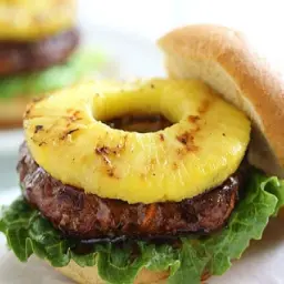 Beef Burger with Pineapple - Sandwich